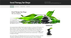 Desktop Screenshot of goodtherapysandiego.com